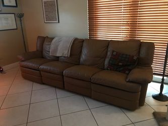 leather sofa