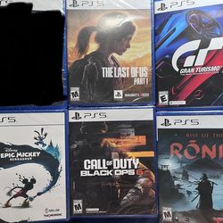 Ps5 video games  30 each