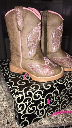 Baby girl cow girl boots