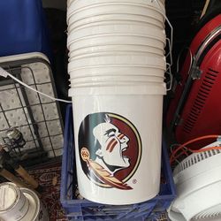 Florida State 5 Gallon Bucket - New Never Used  