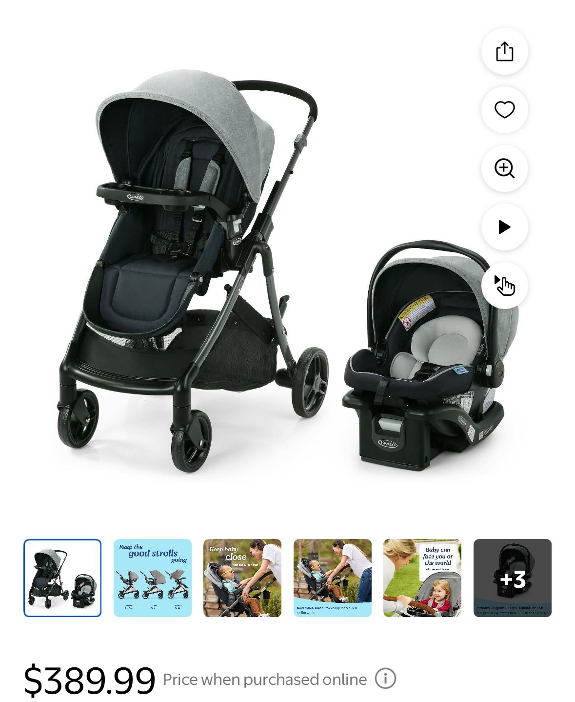 Graco stroller and carseat