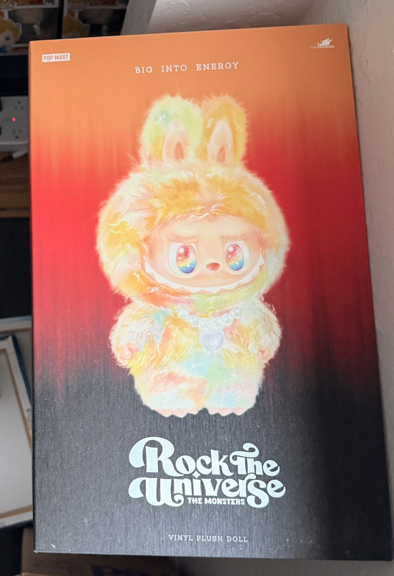 Pop Mart Rock The Universe “Big Into Energy” Vinyl Plush Doll – Brand New