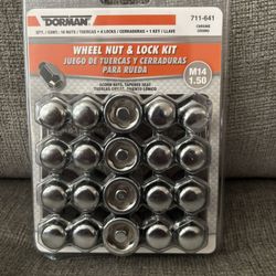 Wheel Lug Nut and Lock Kit 14x1.50 Thread Pattern