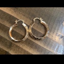 Gold Plated Hoop Earrings