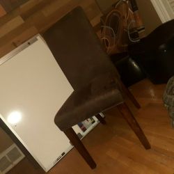 Chocolate Suede Chair ☆ Super Sharp ☆