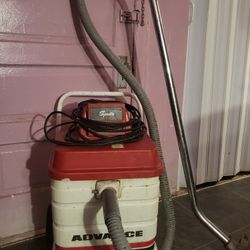 The Advance Sprite Air Scoop (Model S112) is a 12-gallon industrial wet/dry vacuum