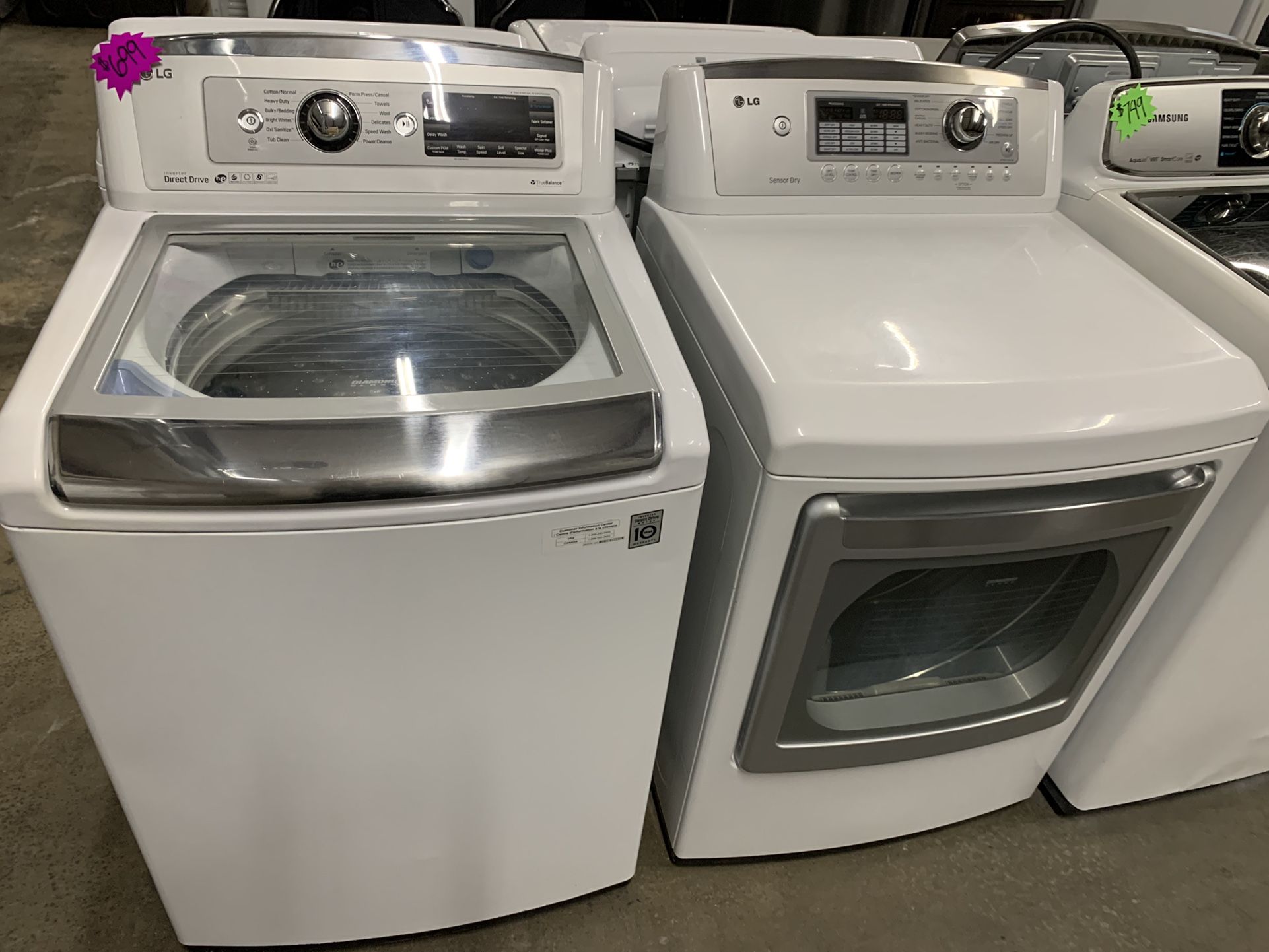 WASHER AND DRYER