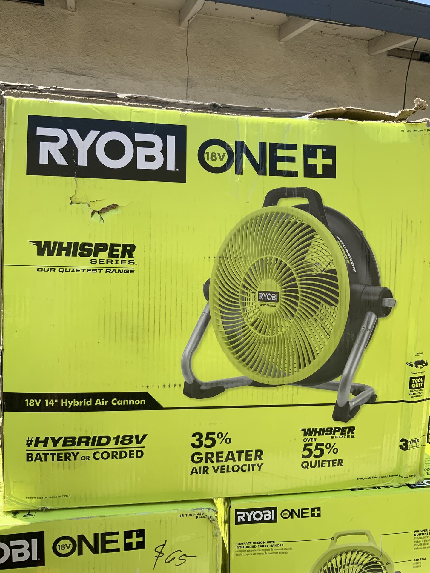 Ryobi 18v Air Cannon