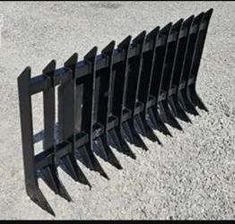 Skid Steer Loader 70" Root Rake Attachment