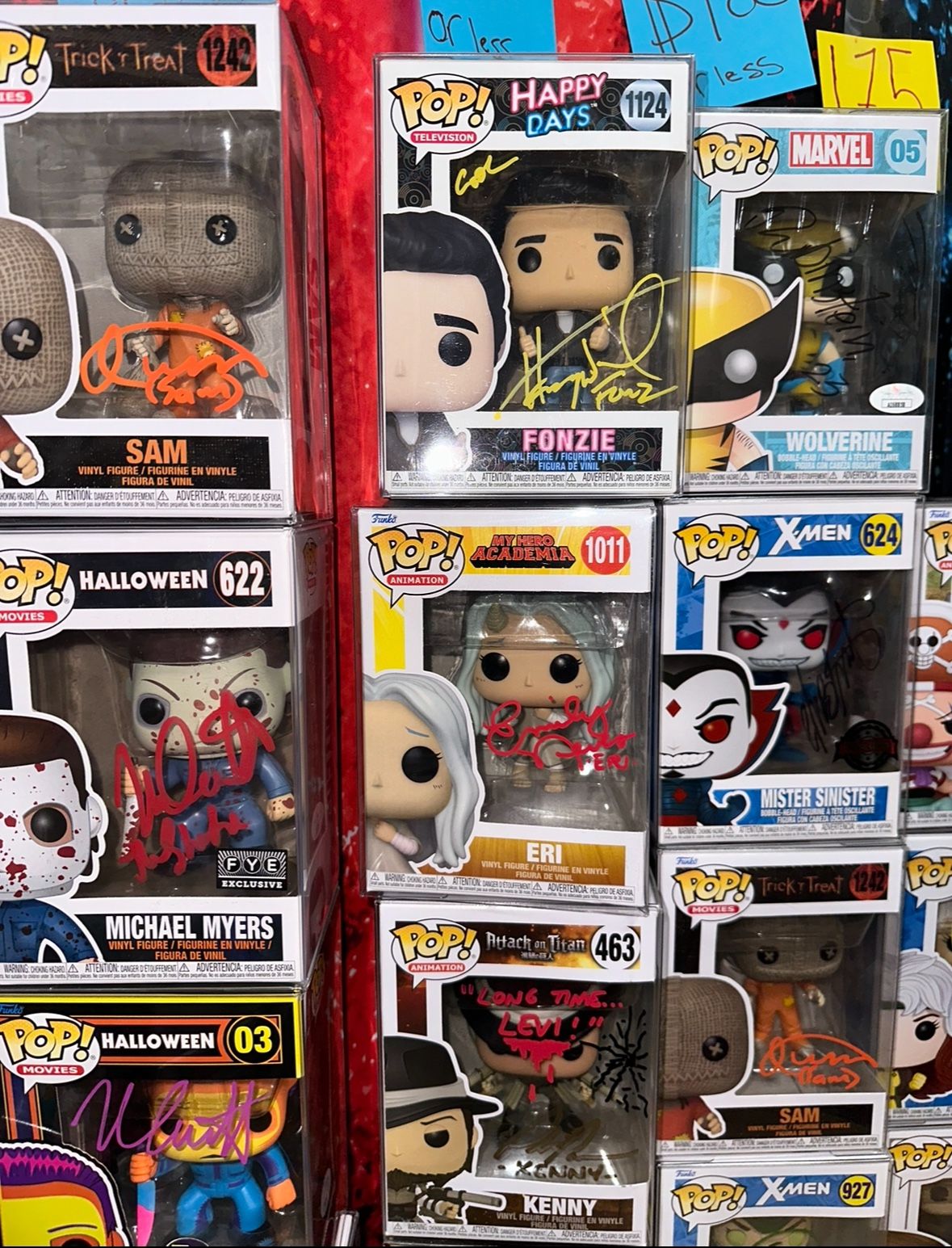 Autographed Funko Pops