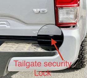16-23 Tacoma Tailgate Security Lock
