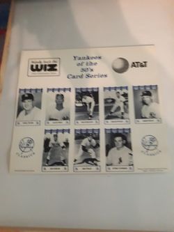 Wiz and AT&T Yankees of the 50's card set