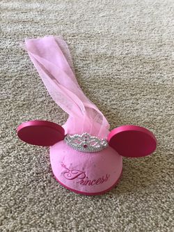 Pink Disney princess party hat