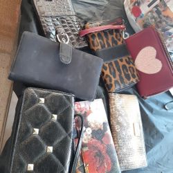 Assorted Wallets And Clutches $6 Ea