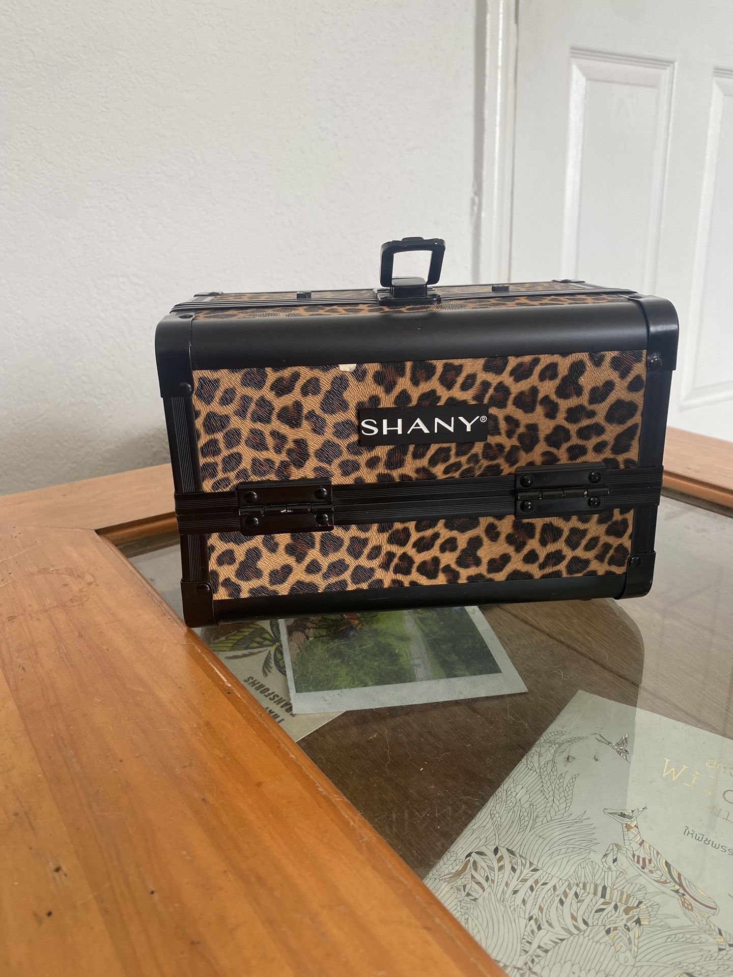 Cheetah Print Shany Makeup Case