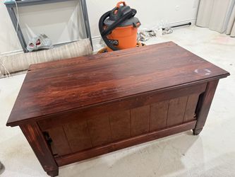 Wood Storage Chest