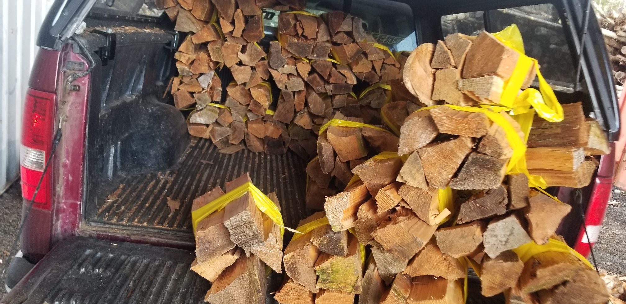 Bundles of dry-seasoned firewood (Ask about delivery)