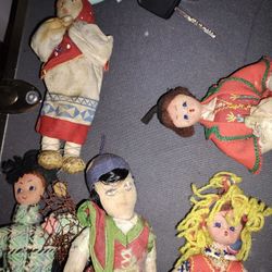 Large Lot Of Olden Dolls