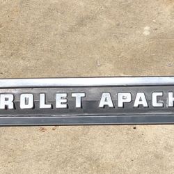 1959 Chevy Apache Left Fender Emblem