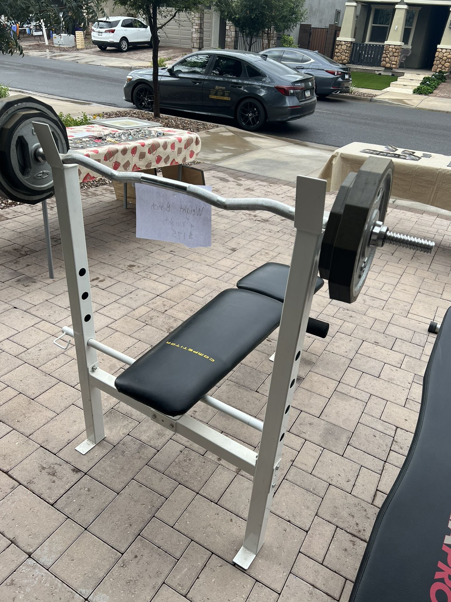 Total Gym, Weight Bench And Weights 