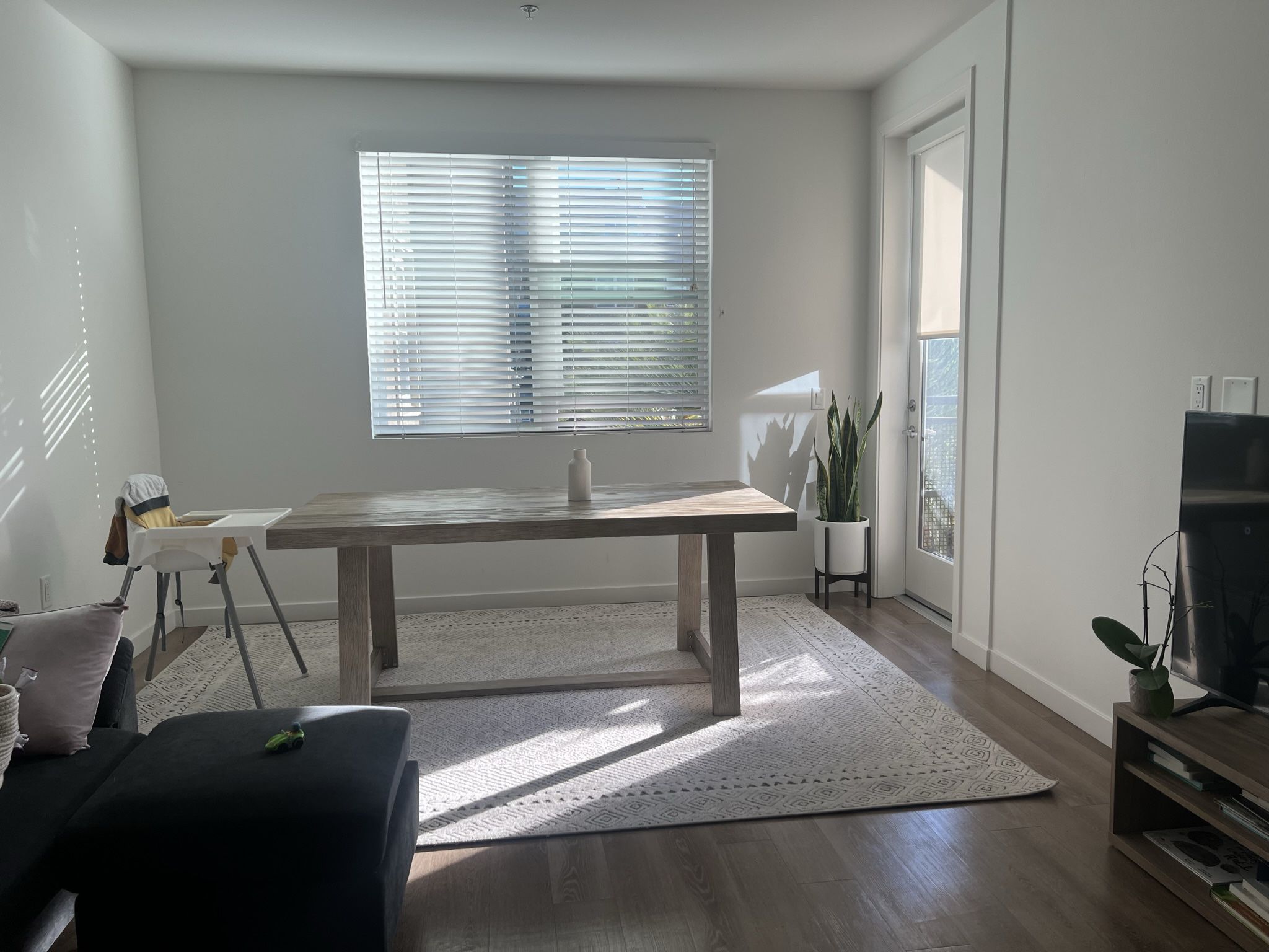 Dining Table - Light Gray 72”