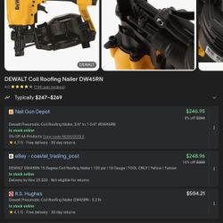 Dewalt Nail Gun