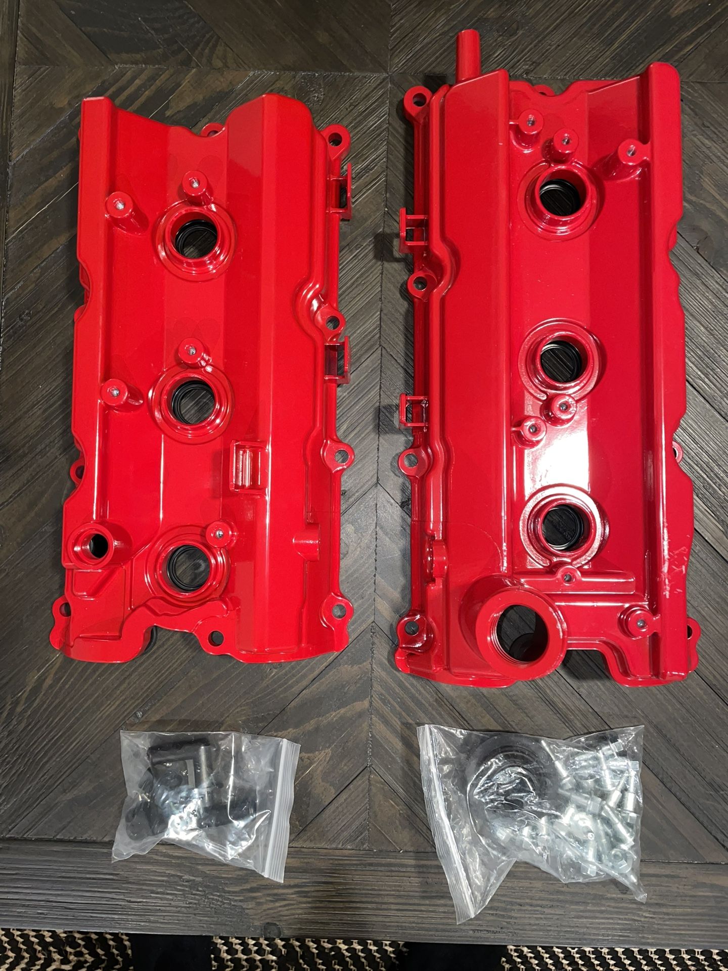 Nissan Infinity 350z G35 VQ35 Red Aluminum Valve Covers