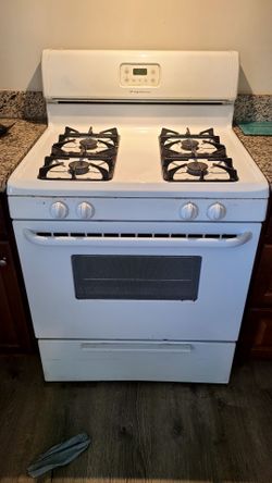 Gas stove with matching fridge