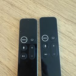 2 Apple tv remotes 