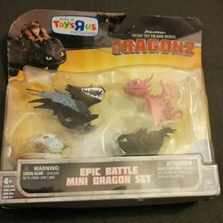 How to Train Your Dragon 2 Epic Battle Mini Dragon Set Exclusive