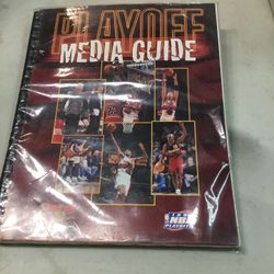 1997 NBA media guide featuring Michael Jordan on the cover