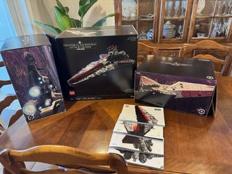 Lego Star Wars Venator Republic Attack Cruiser #75367 Box And Manuals Only 