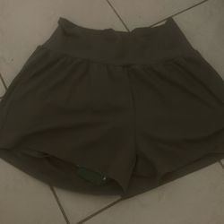 grey halara athletic shorts size medium