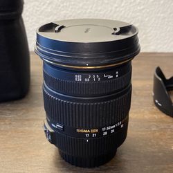 Sigma DC 17-50 f2.8 Canon EF Zoom Lens Mirrorless Or Dslr