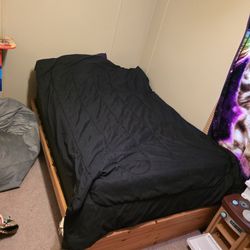 Full Sized Bedframe With Mattress And Boxspring Best Offer