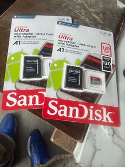 SanDisk Ultra 128GB microSDXC Card with Adapter