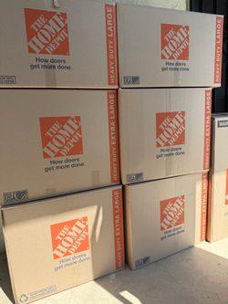 Heavy Duty Home Depot boxes