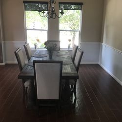 Dining Table With 6 Chairs