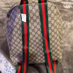 Gucci backpack red green straps cheap