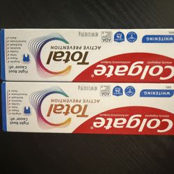 Colgate Total Active Prevention Toothpaste Bundle 