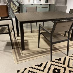 5 PC Outdoor Patio Dining Set Maine Collection 