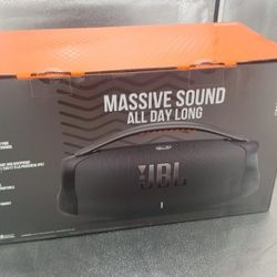 NEW JBL Boombox 3 Portable Waterproof Bluetooth Speaker - Black 