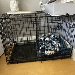 Dog Training Kennel- Two Sided 