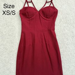 Women Summer Red dress Size XS/S Teenager