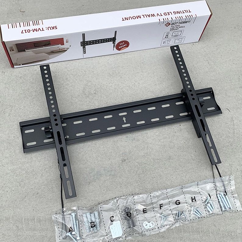 $15 (New in box) TV Wall Mount for 37”-75” TVs, Tilt Bracket Max VESA 600x400mm, Max Weight 110 Lbs 