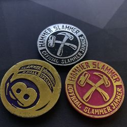 Set Of 3 Vintage Pog Slammer Whammers