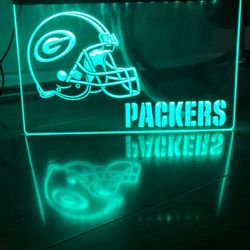 GREENBAY PACKERS LED NEON LIGHT SIGN 8x12