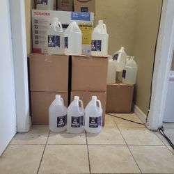 A Bulk of Gallons of Hand Sanitizer 