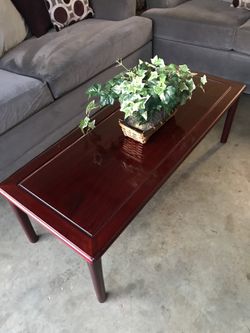 Solid Rosewood Coffee Table (50”x 20”x 16”)