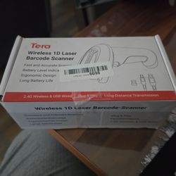 Tera wireless 1D laser Barcose scanner